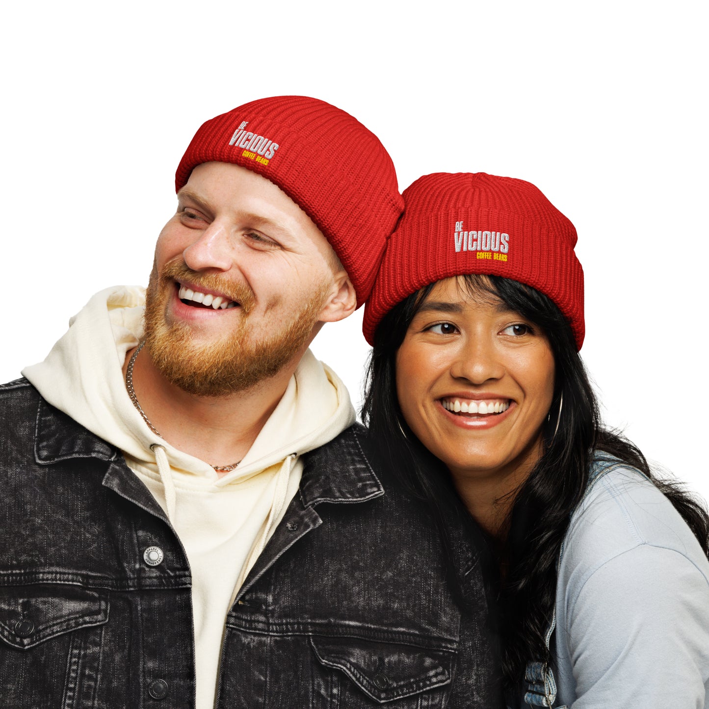 "BE VICIOUS" Fisherman Beanie